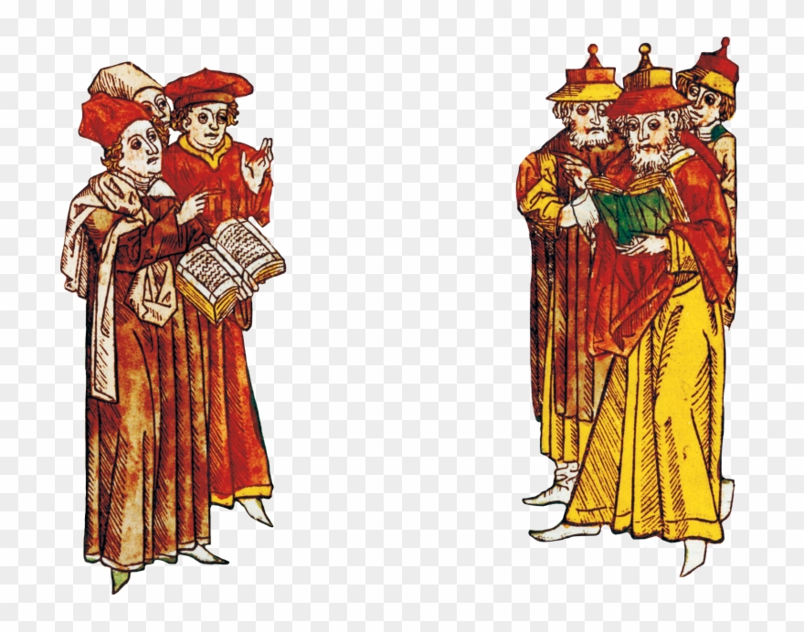 The Juden Messias Begins With The Arrival Of The Duke - L'avocat Des Juifs: Les Tribulations De Yossel De Rosheim Clipart