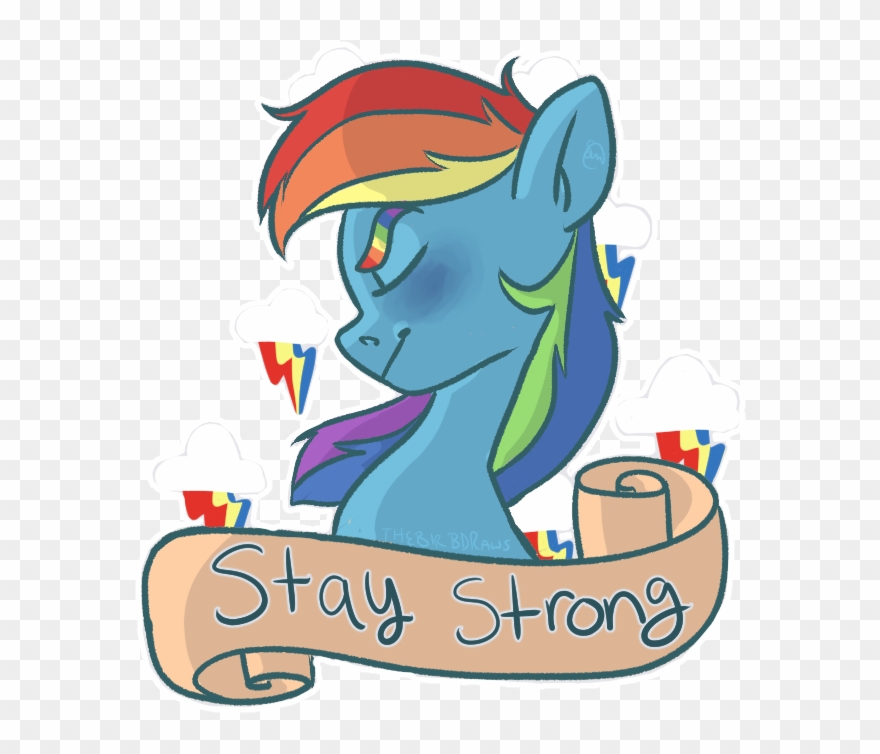 Thebirbdraws, Old Banner, Pegasus, Pony, Positive Ponies, - Pony Clipart