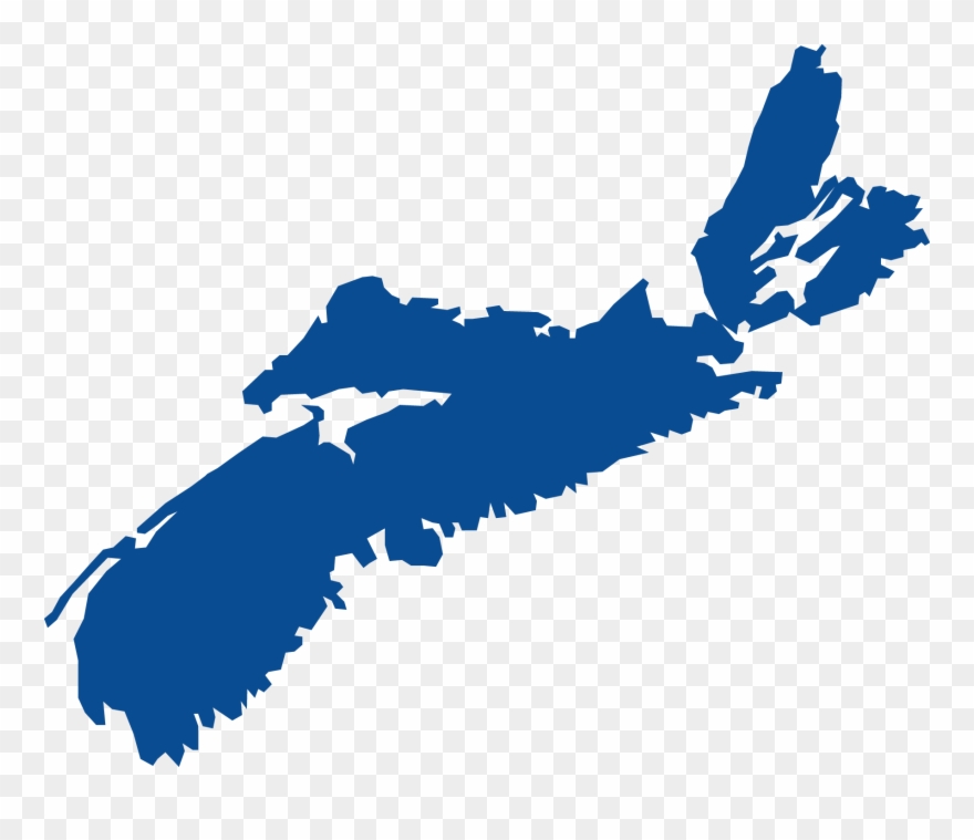 Map Of Nova Scotia - Nova Scotia Electoral Map Clipart