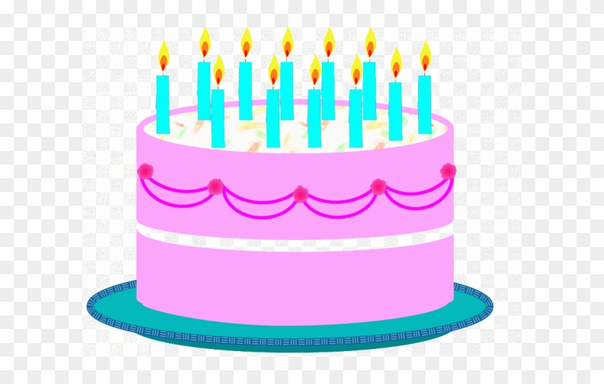 Birthday Cake Clipart Top - Cartoon Birthday Cakes Big - Png Download