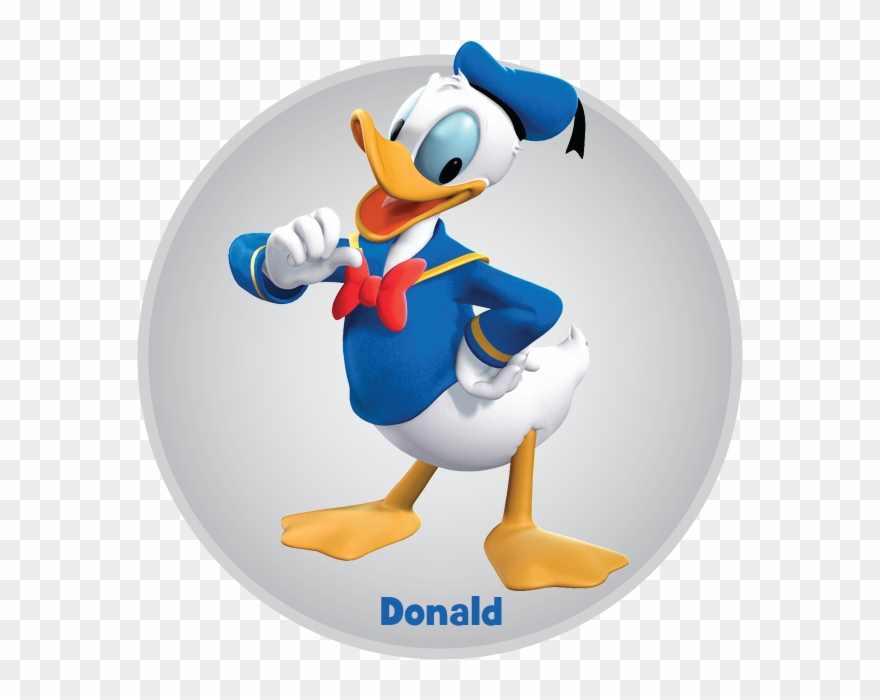 Donald Duck Is A Clever And Energetic Fellow, With - Donald Duck Png Clipart