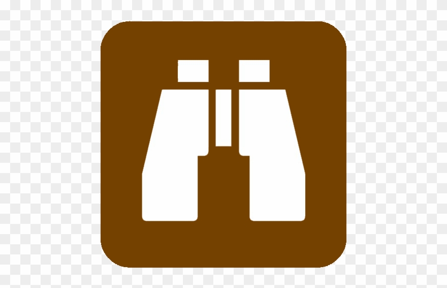 Equestrian Bird Watching - Wildlife Viewing Sign Clipart