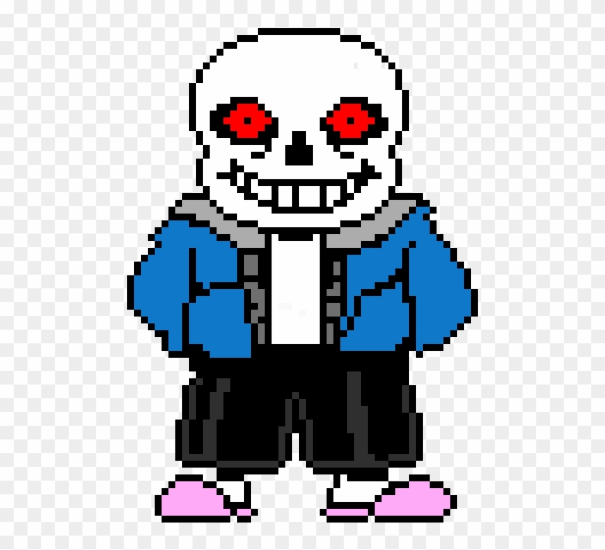 The Hardest Enemy - Undertale Sans Pixel Clipart