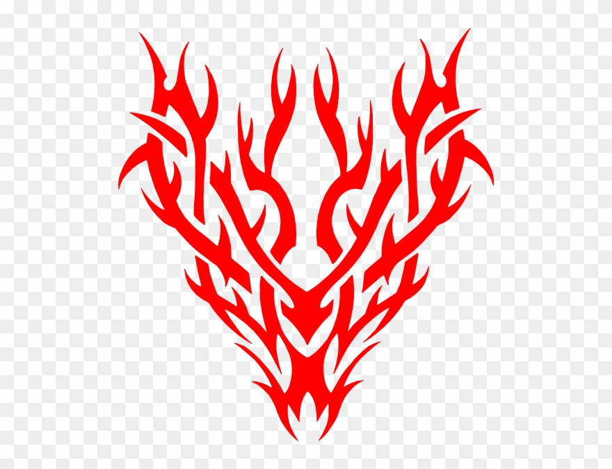 Tribal Clip Art - Red Tribal Png Transparent Png