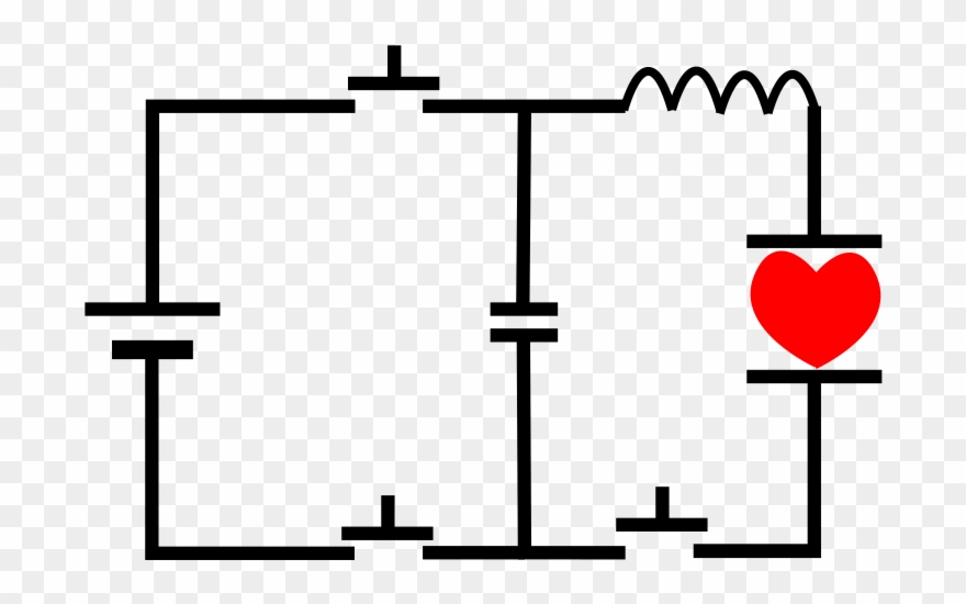 A Circuit Diagram Showing The Simplest Defibrillator - Defibrillator Circuit Diagram Clipart