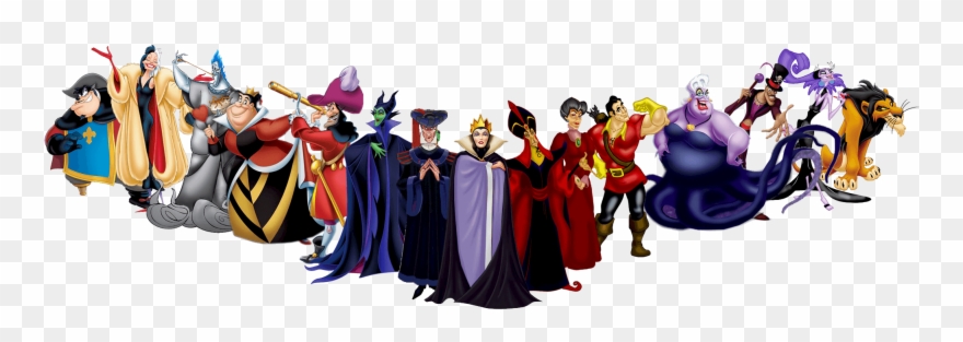 Disney Villains Clipart - All Disney Villains - Png Download