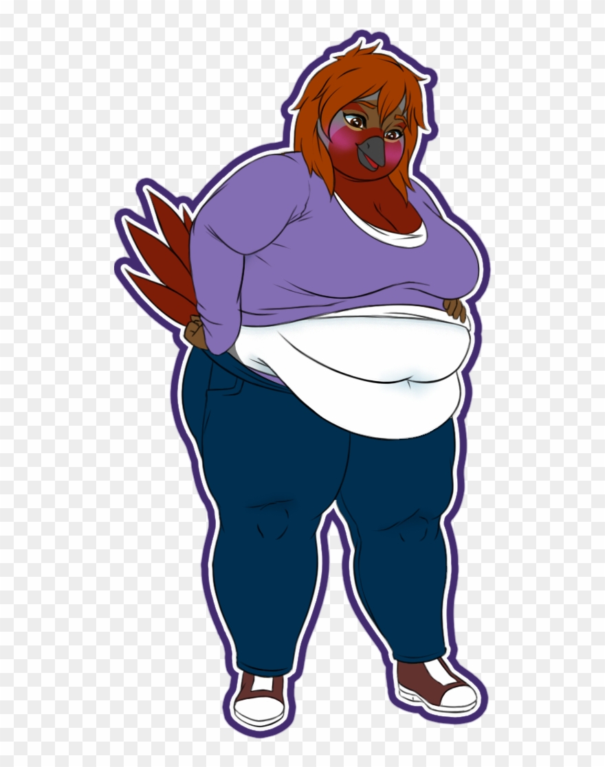 Tubby Robin - Cartoon Clipart