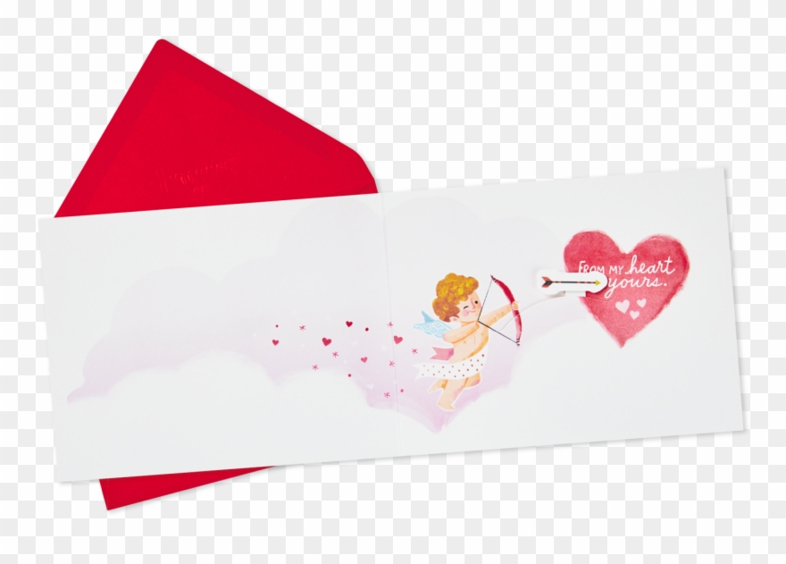 Happy Heart Day Cupid Mini Pop Up Valentine's Day - Valentine's Day Clipart