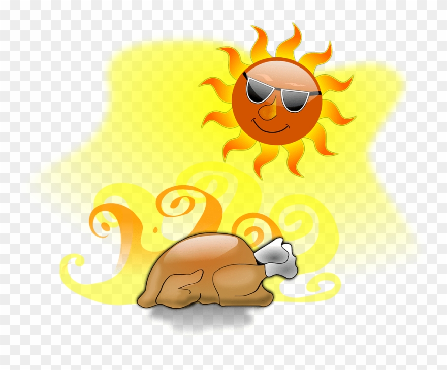 Turkey In Sun Clipart