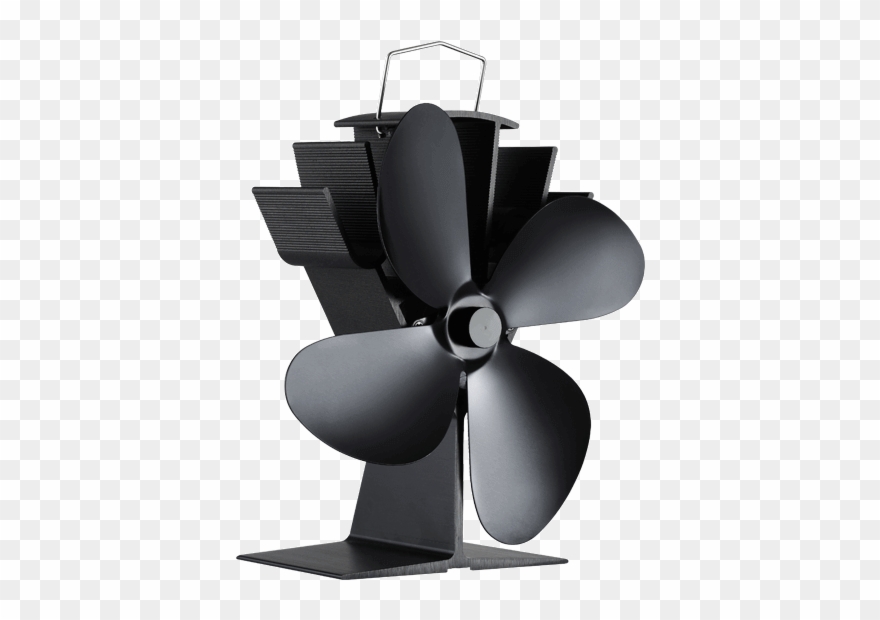 Uk Stove Fans 334 4 Blade Heat Powered Fan - Stove Clipart