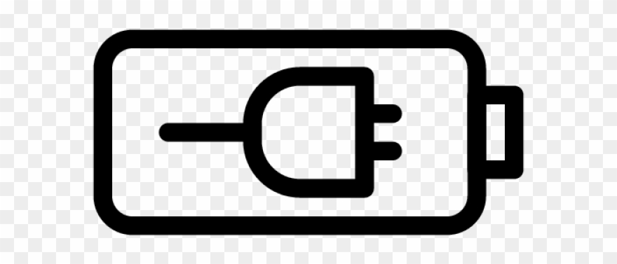 Battery Charging Clipart Charged Battery - Computer Charger Clipart - Png Download