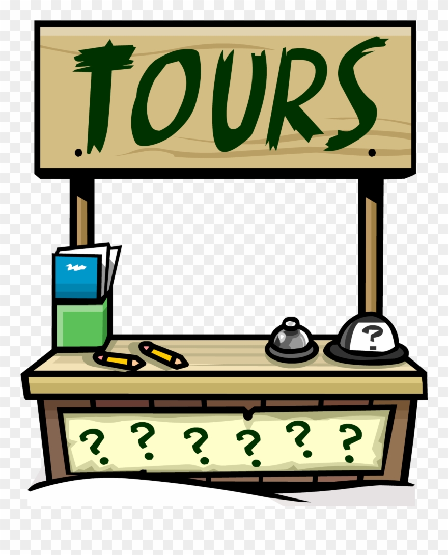 Iran Tour Packages - Club Penguin Tour Guide Stand Clipart