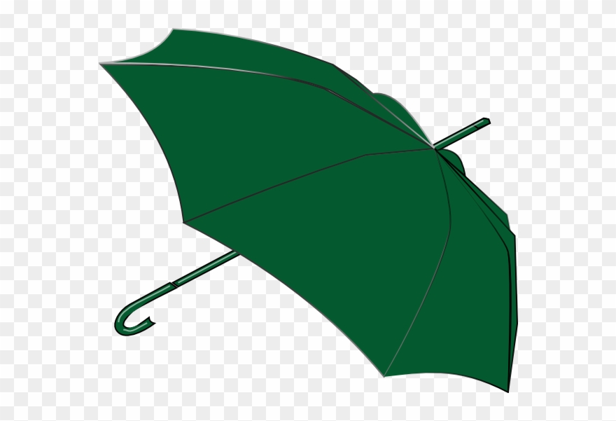 Umbrella Green Clipart - Png Download