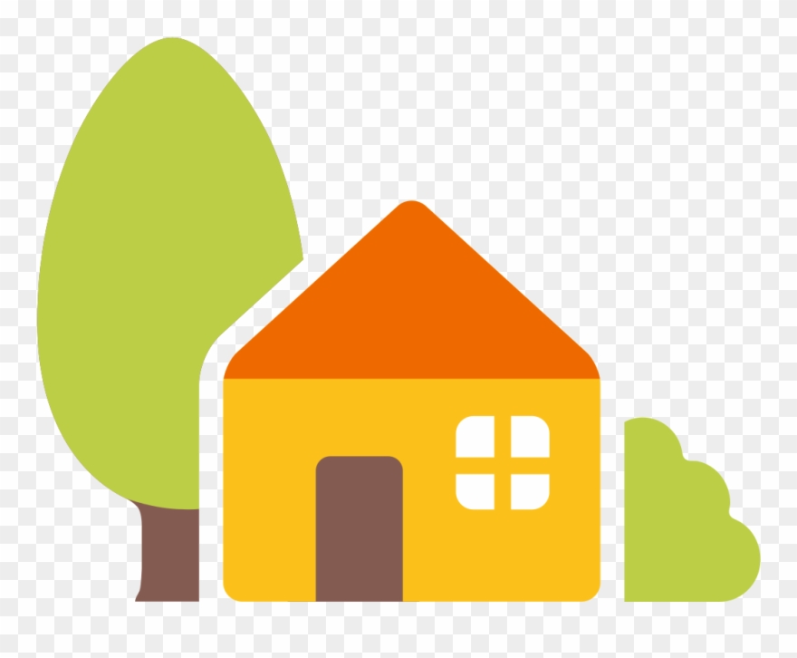 File - Emoji U1f3e1 - Svg - House And Garden Icon Clipart