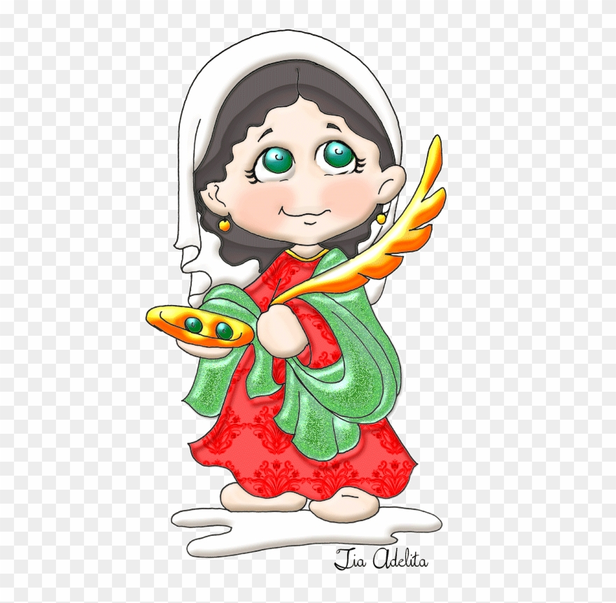 Santa Luzia Png - Imagens De Santa Luzia Para Colorir Clipart