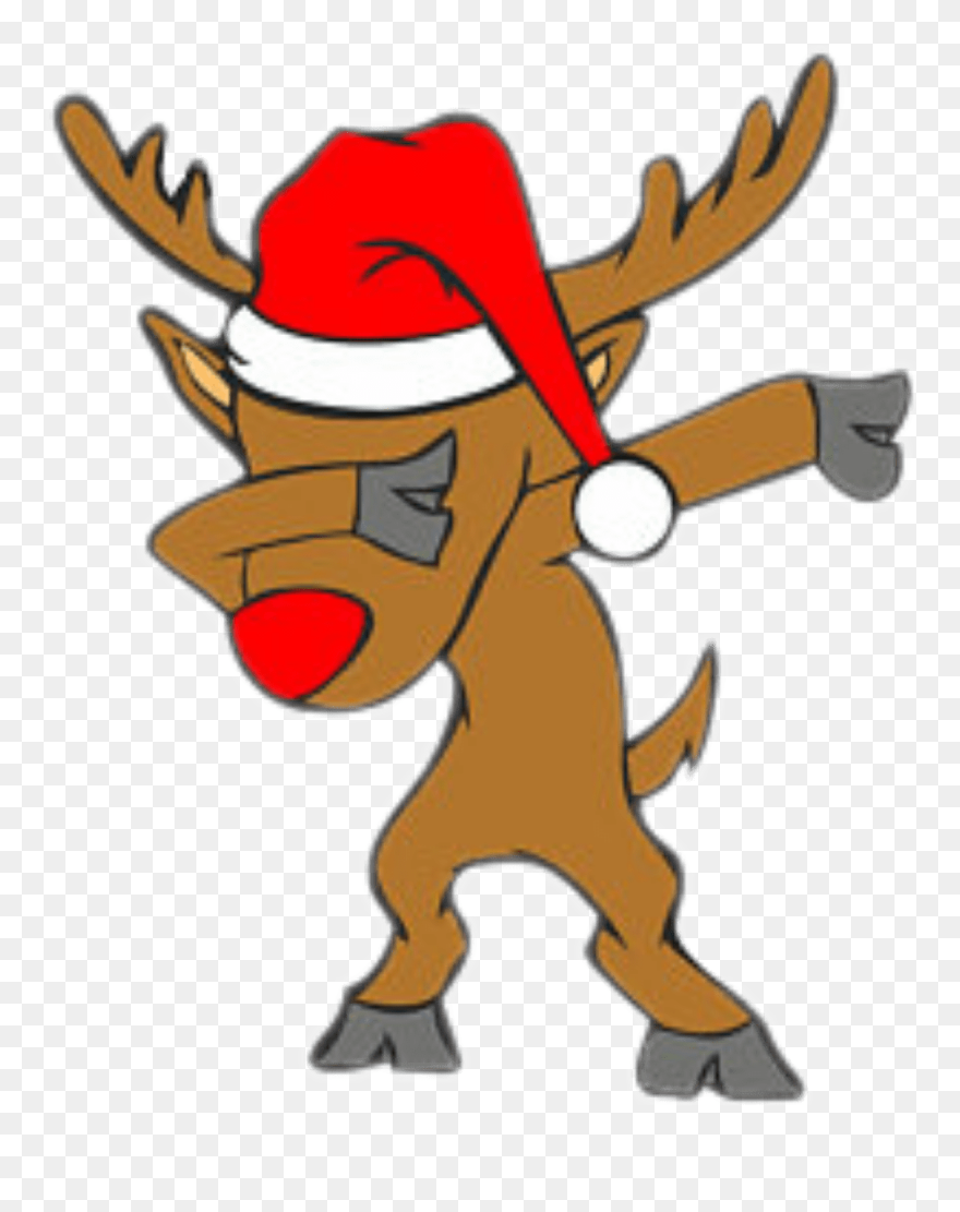 Reportar Abuso - Dabbing Reindeer Clipart