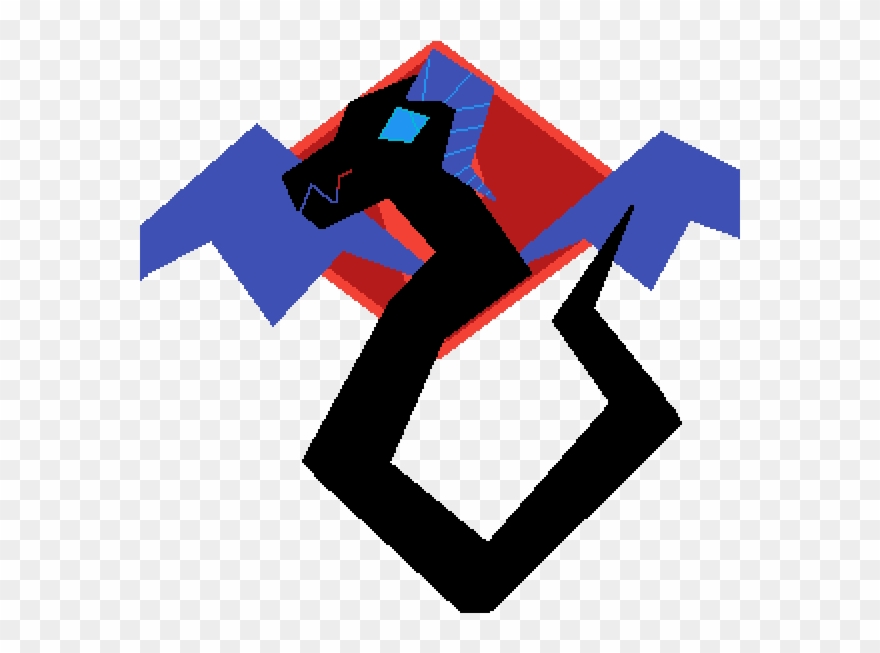 Indigo Horns Corrupted - Graphic Design Clipart