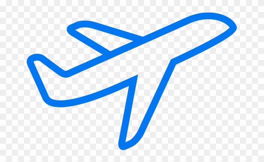 Travel Request Approval - Transparent Background Airplane Icon Clipart