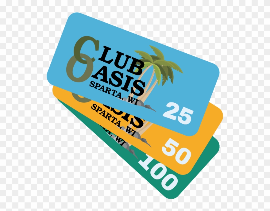 Purchase Your Club Oasis Gift Card Today It's The Perfect - Money Clipart