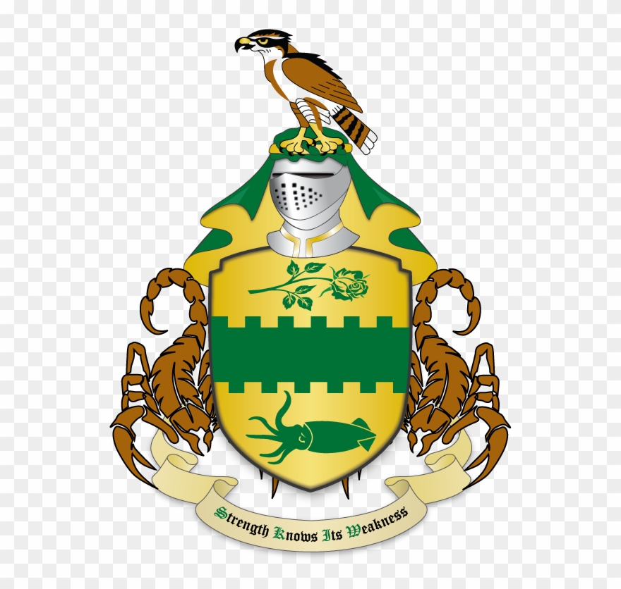 Armorial Achievement For Matthew Pajarillo - Heraldry Clipart