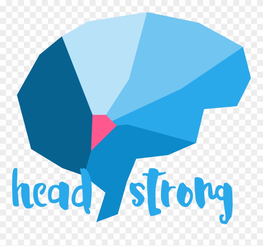 About Me Headstrong - Blue Clipart