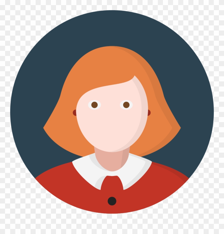 Open - Person Girl Icon Png Clipart