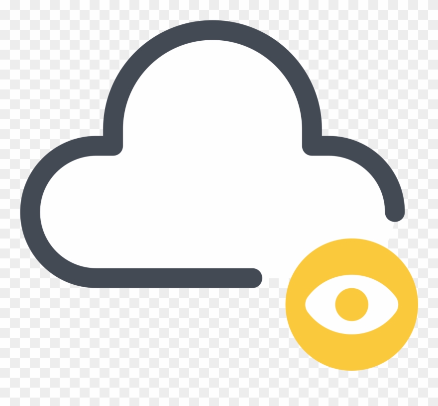 Cloud Privacy Icon Clipart