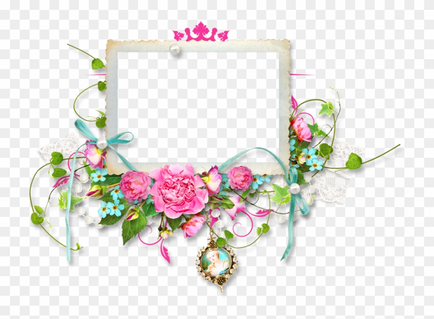 Frame Crafts - Cluster Png Rose Clipart