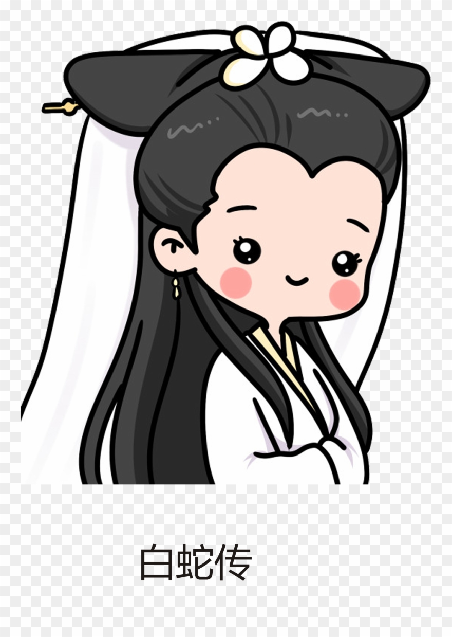 Clip Art Free Download Ear Transparent Avatar - 白 娘子 情侣 头像 - Png Download