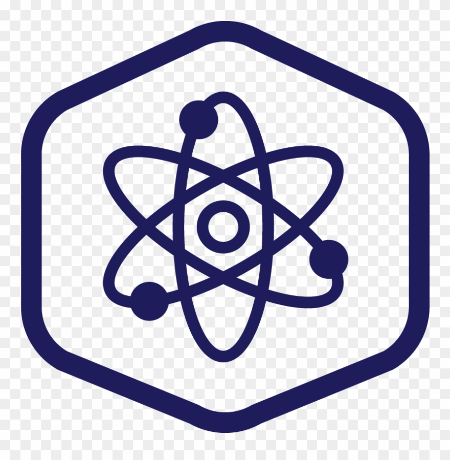 Nuclear - Atom Icon Png Clipart