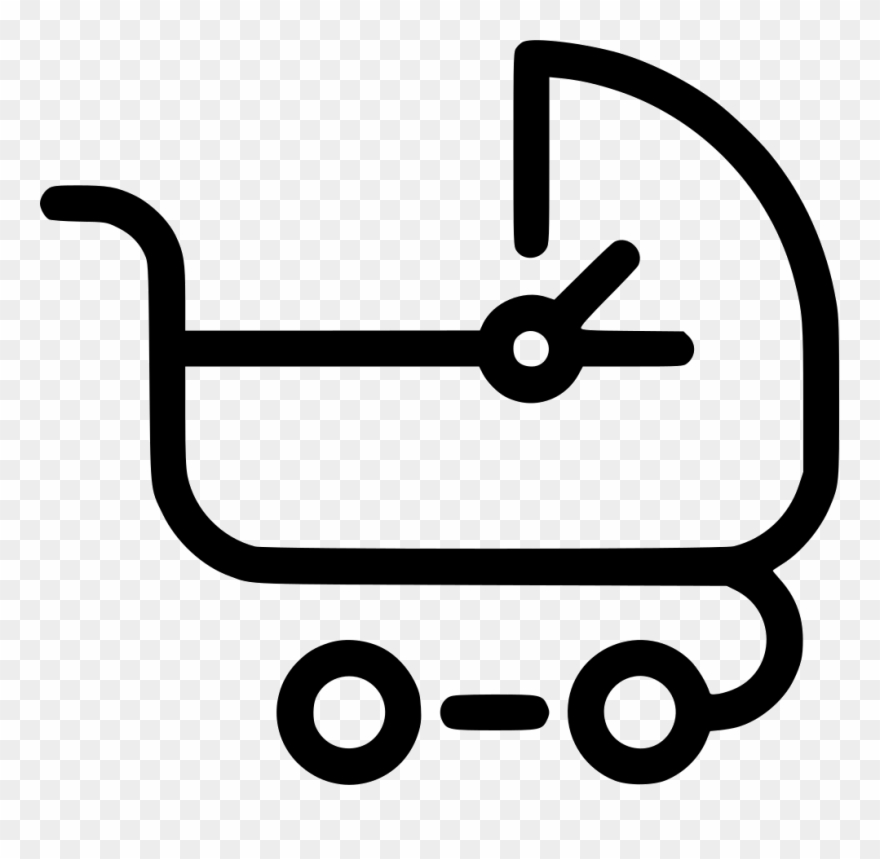 Baby Carriage Comments - Scalable Vector Graphics Clipart
