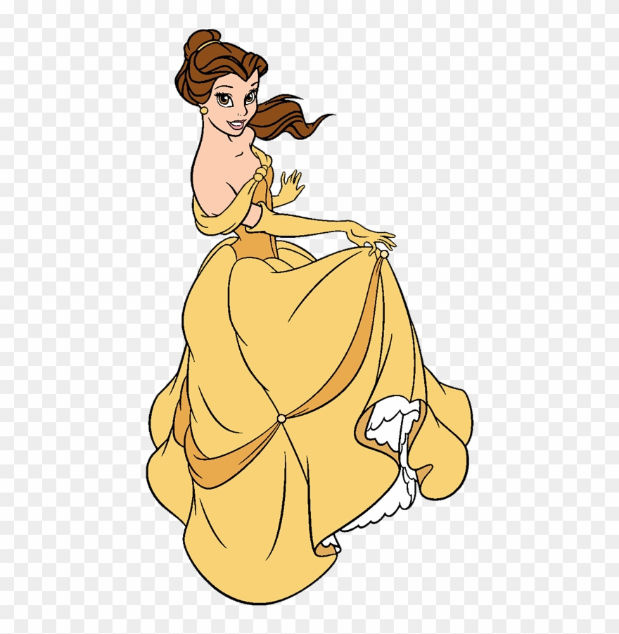 Disney S Belle Clip Art 5 Disney Clip Art Galore Beauty - Png Download