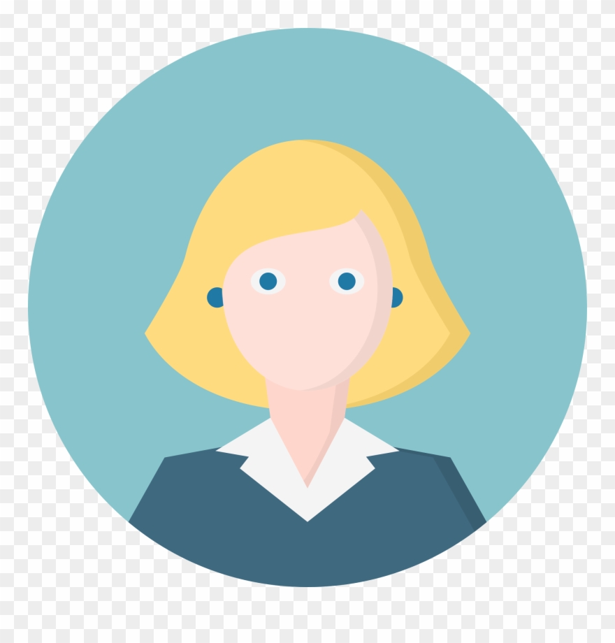 Avatars Clipart Generic User - Woman People Icon - Png Download