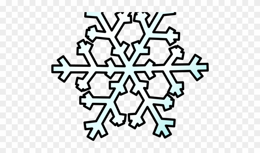 Snowflake Clipart Pastel - Snow Clip Art - Png Download