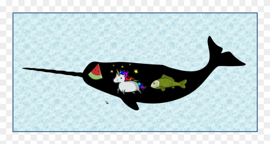 Narwhals Are Awesome - Narwhals Brain Clipart