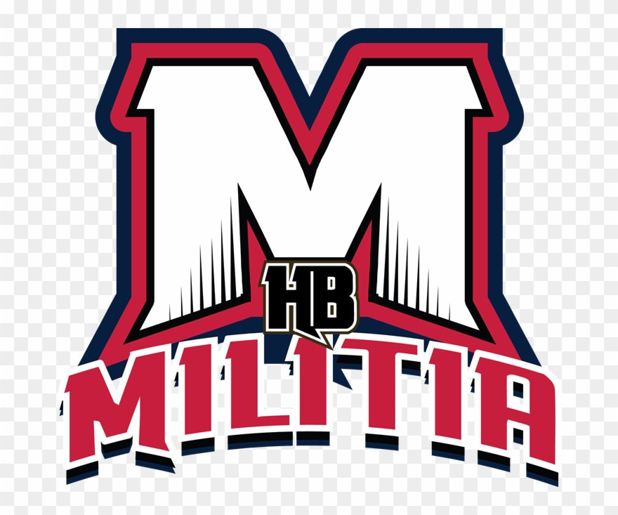 Hb Militia Red, - Hb Militia Hockey Clipart