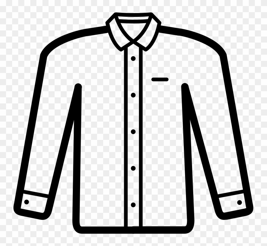 Png File - Shirt & Tie Icon Png Clipart