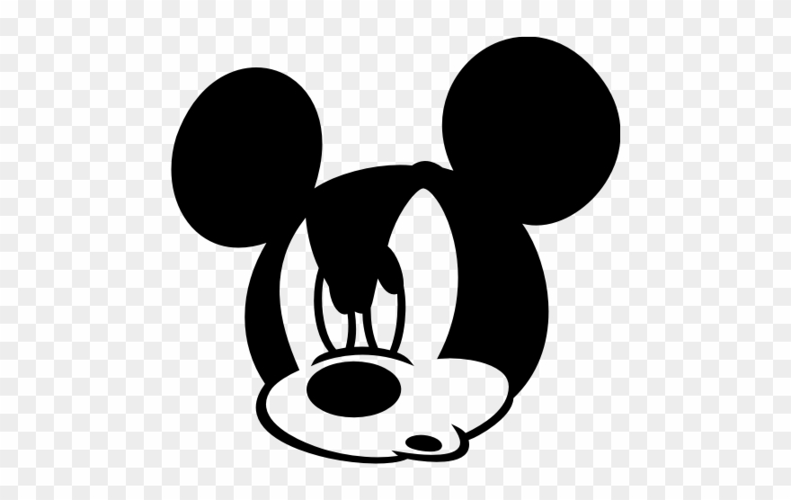 Mickey Mouse Angry Face Clipart