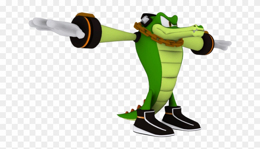 Pc Computer Sonic Generations - Vector The Crocodile Model Clipart