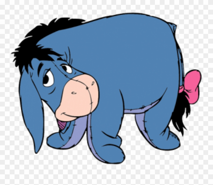 Freetoedit Disney Eeyore Winniethepooh - Cartoon Eeyore Clipart