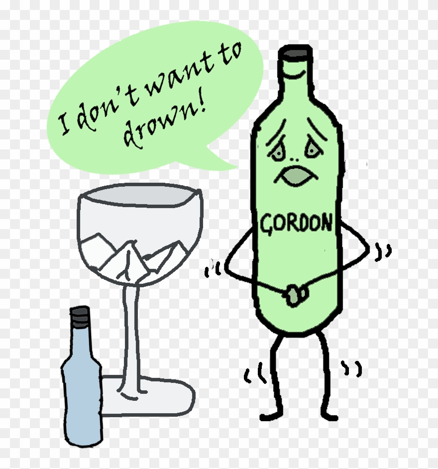 How To Save Gordon From Drowning And Make The Perfect - Have A Gin On Your Birthday Clipart