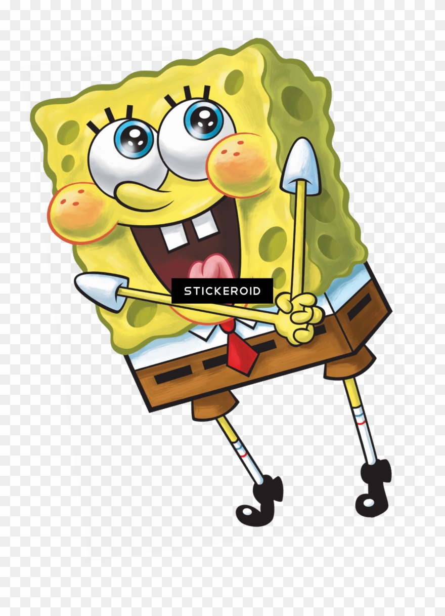 Spongebob In Love - Sponge Bob Square Pants Clipart