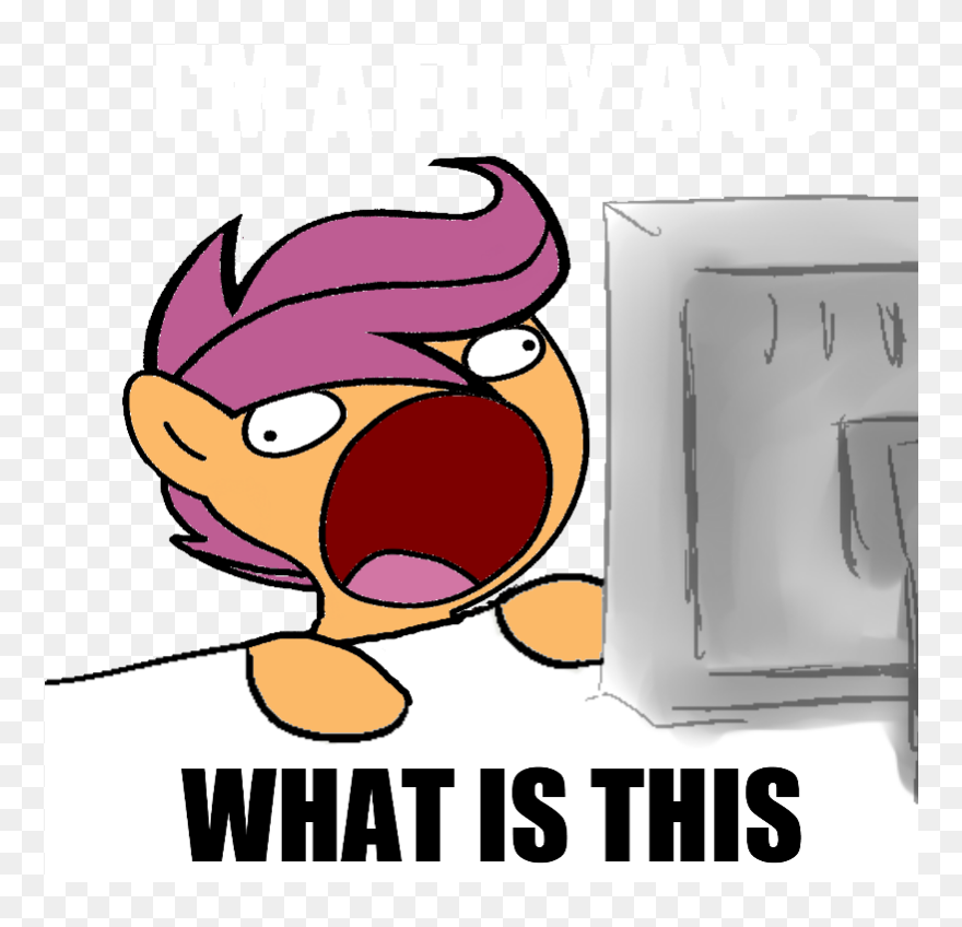 Puking Out Another Scootaloo I Approve - Old New Black Throw Blanket Clipart