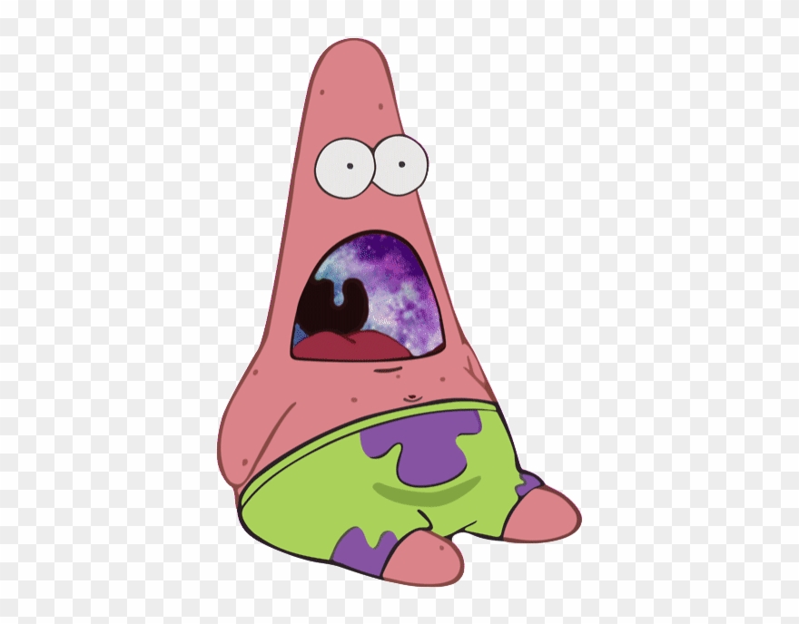 Star#spongebob#spongebob - Shocked Patrick Png Clipart
