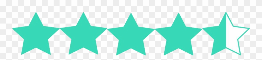 Image Result For 4 And A Half Out Of Five Stars Clipart