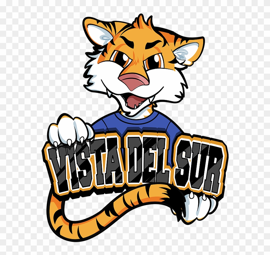 Vista Del Sur School Tiger - Vista Del Sur Accelerated Academy Logo Clipart
