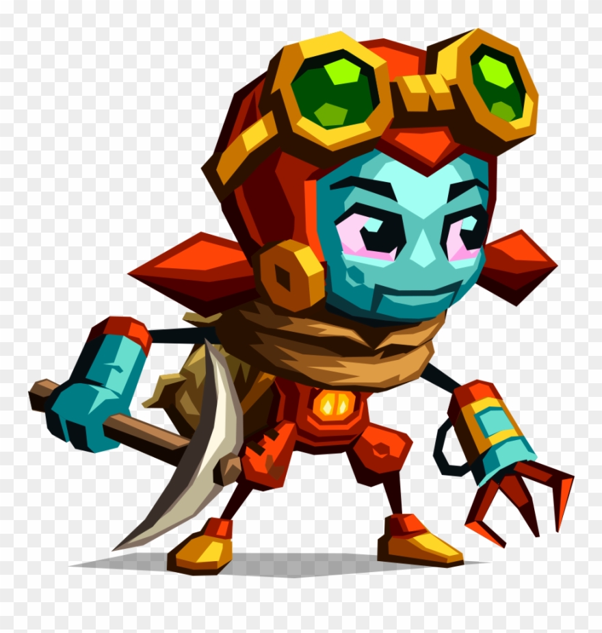 Steamworld Dig 2 Dorothy With Pickaxe - Steamworld Dig 2 Png Clipart