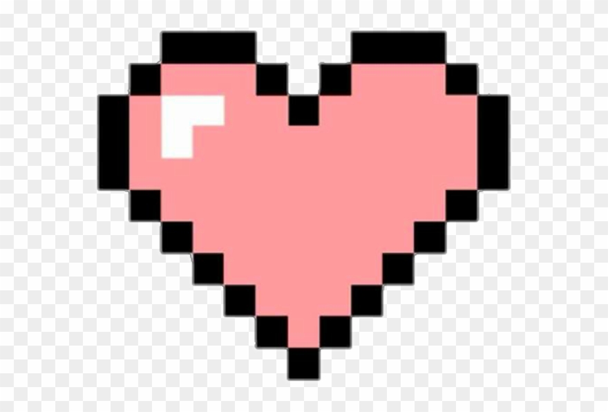 Pixel Clipart Pixel Heart - Transparent Pixel Heart - Png Download