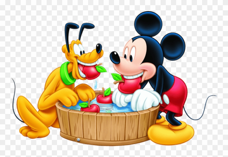 Free Png Mickey Mouse And Pluto Png Images Transparent - Mickey Mouse And Friends Png Clipart