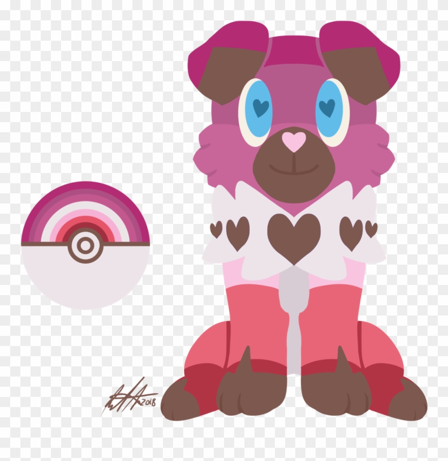 @bullrunpicnicker Lesbian Rockruff It Came Out So Cute - Cartoon Clipart